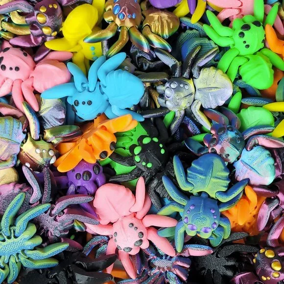 Tiny Spiders FUN SIZE | Halloween Decor | Fun Fidget Toy | 3D Printed - Picture 1 of 11